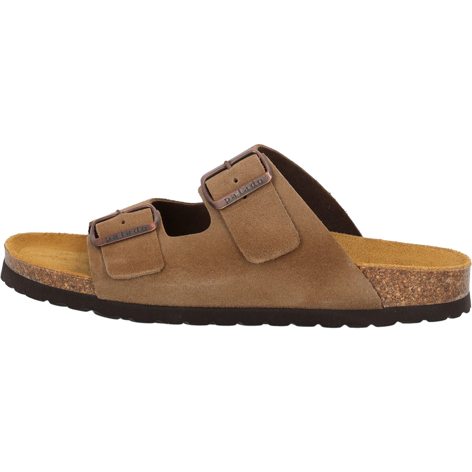 Palado Korfu Premium Leather Herren, Pantoletten, Herren, Hellbraun