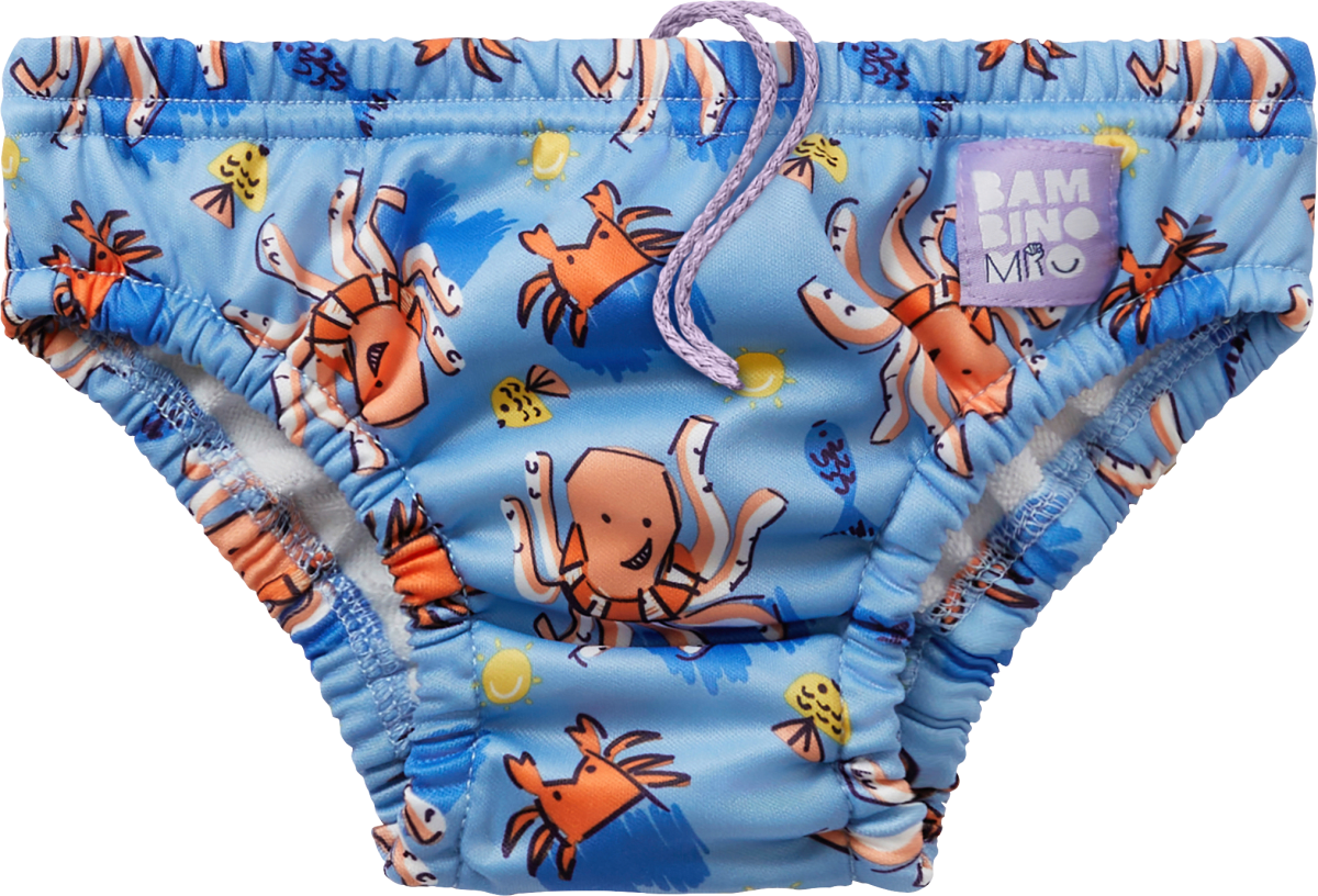 Schwimmwindel wiederverwendbar, Motiv Meerestiere, Gr. L (1-2 Jahre), 1 St