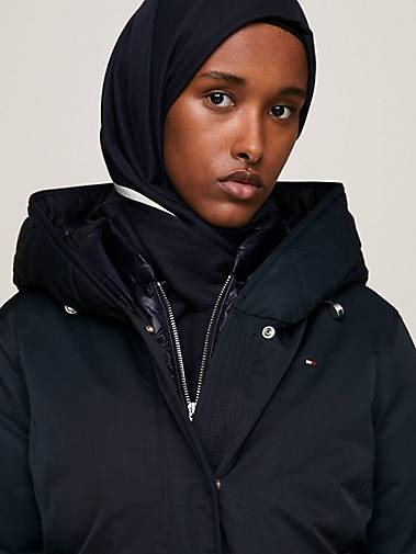 TOMMY HILFIGER Damen Parka mit Kapuze