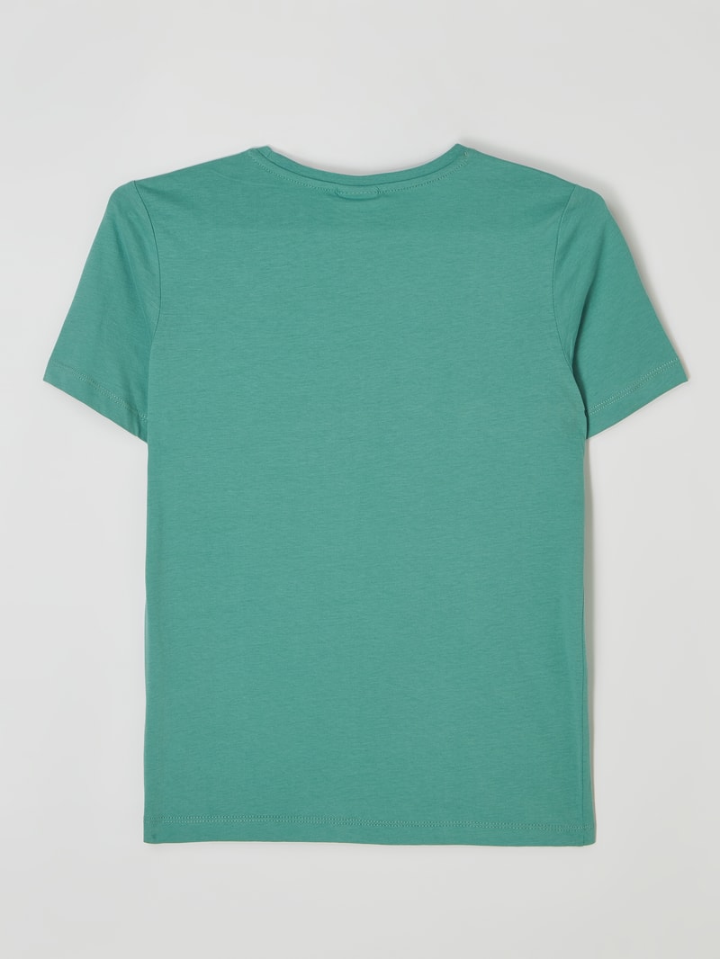 T-Shirt aus Baumwolle in hellgrün