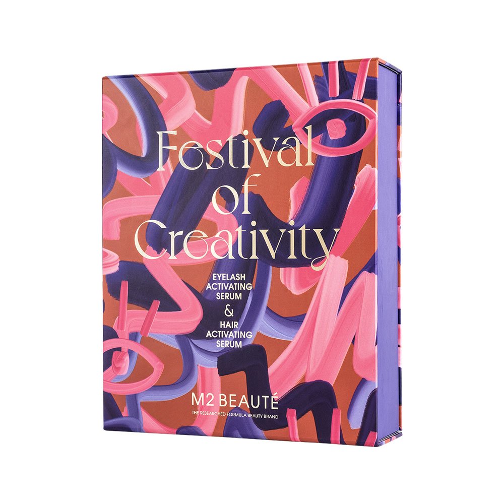 M2Beauté Festival of Creativity Set Eyelash Activating Serum & Hair Activating Serum