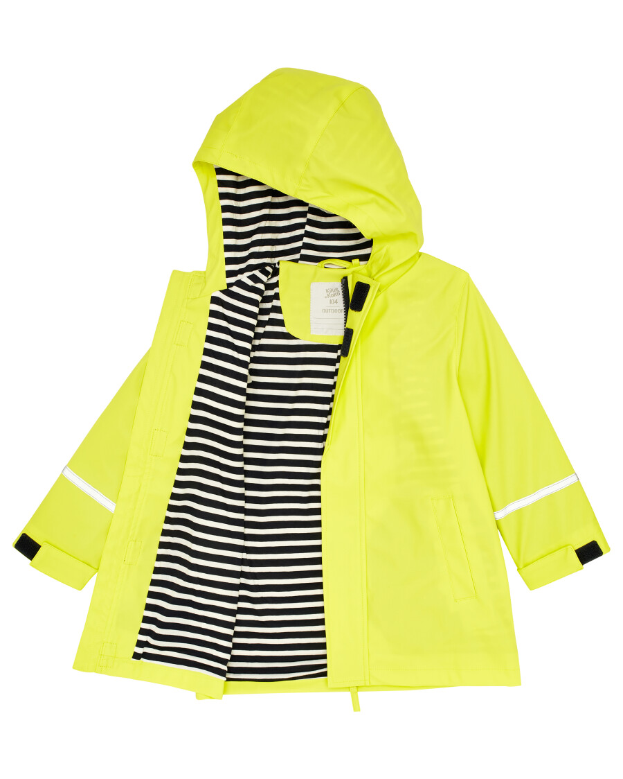 Gelbe Regenjacke