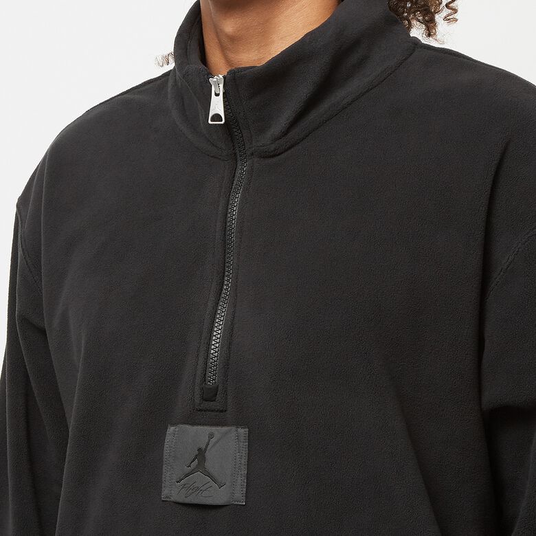 JORDAN Essential Statement Fleece Winter Half-Zip Black