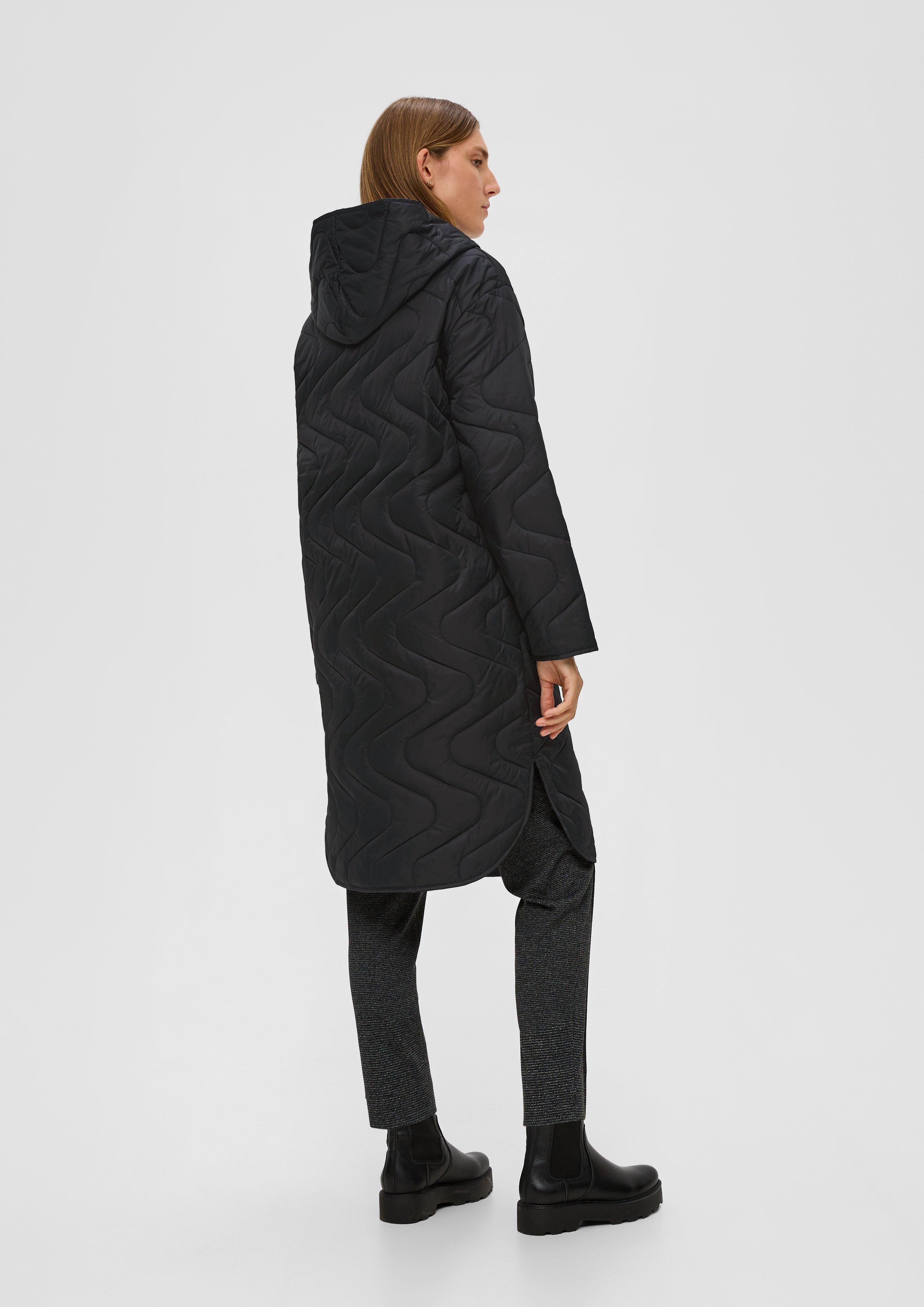Steppmantel mit Kapuze  2133734-9999
