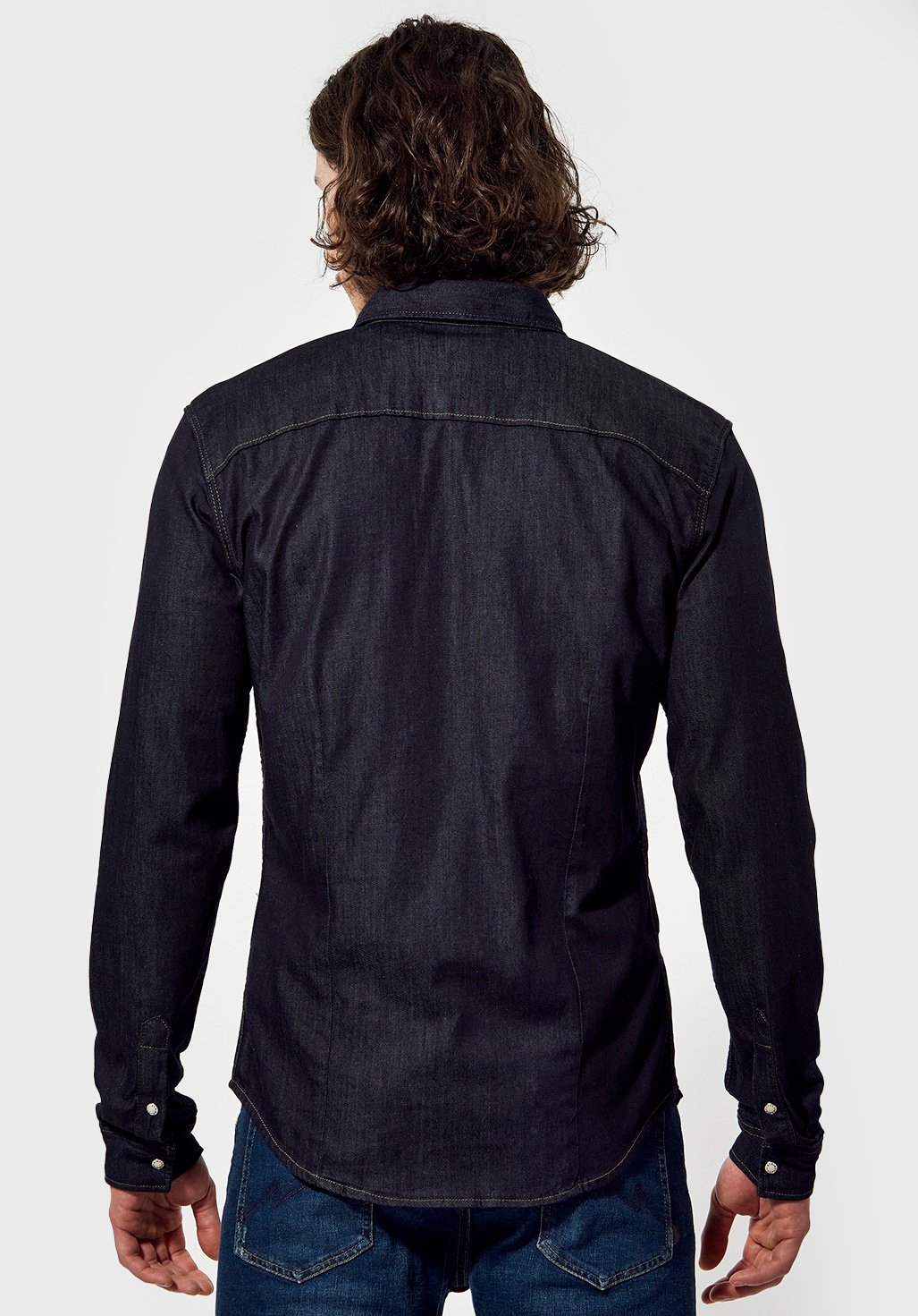 DIEGO  Chemise en jean slim Homme