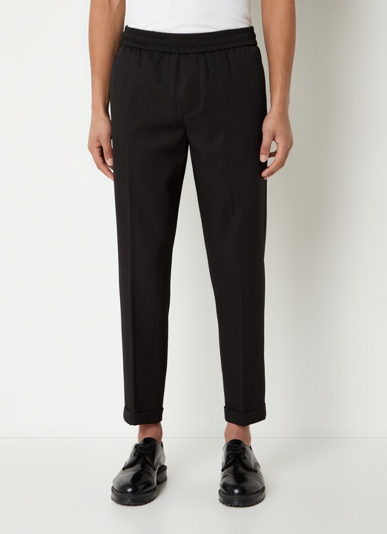 Pantaloni OLAF cu croială conică și bordură randonnée