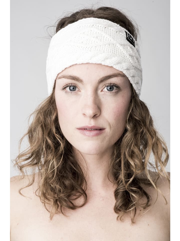 super.natural Merino Stirnband KNIT HEADBAND in weiß günstig kaufen onesize
