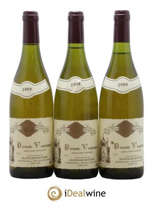 Pernand-Vergelesses Domaine Jeanniard Boudier 1999 - Lot de 3 Bouteilles