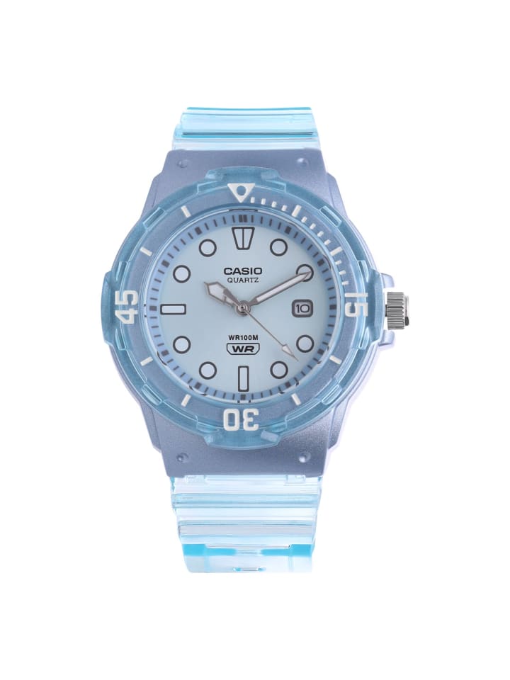 Casio Kunststoff Quarzuhr Casio Blau günstig kaufen 20,5 cm