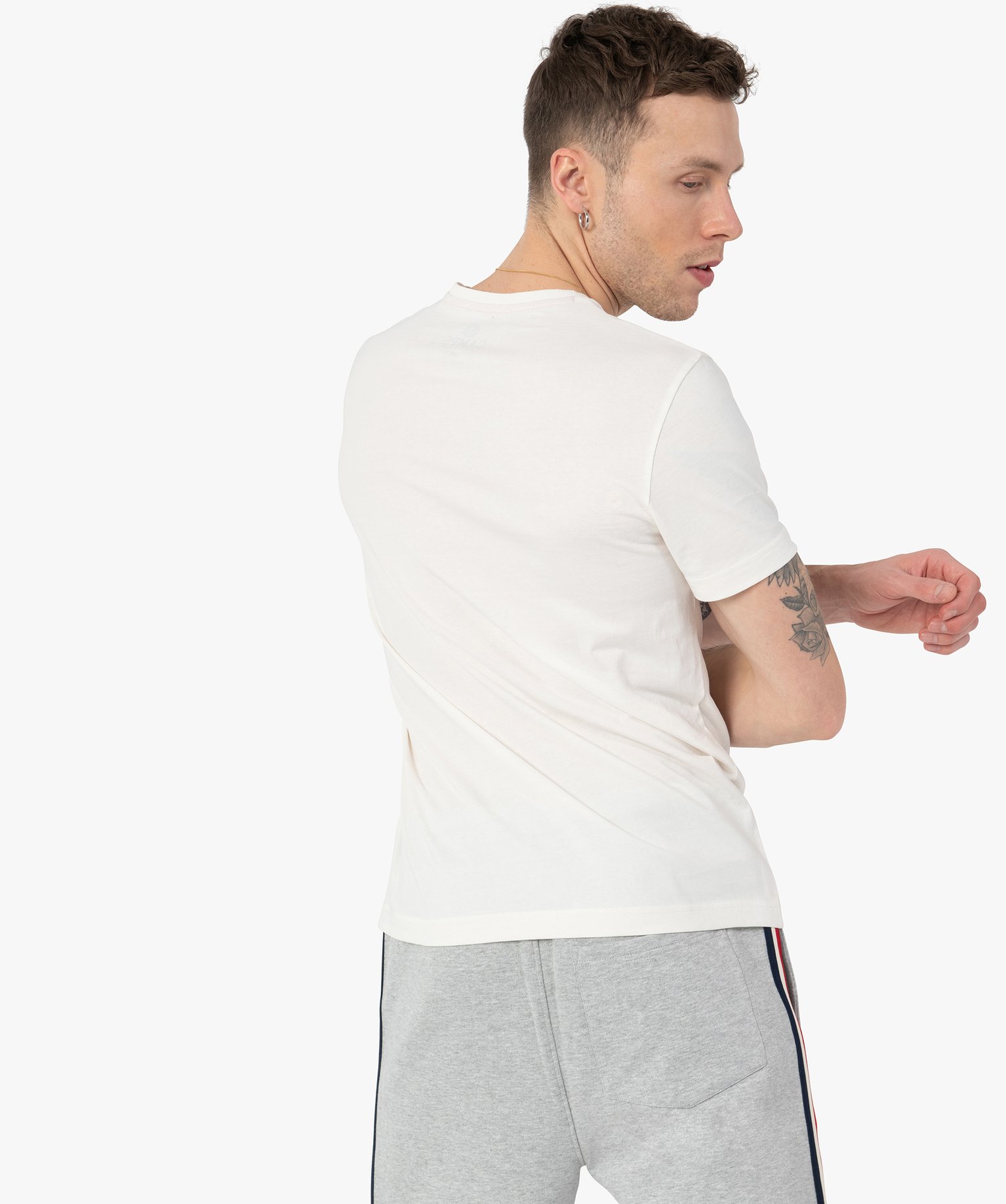 Tee-shirt homme avec motif en maille bouclette – Camps Un... bleu | GEMO