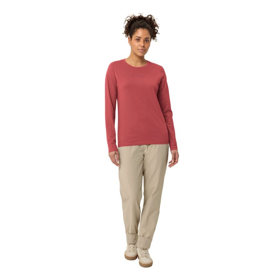 Logo Langarmshirt Damen