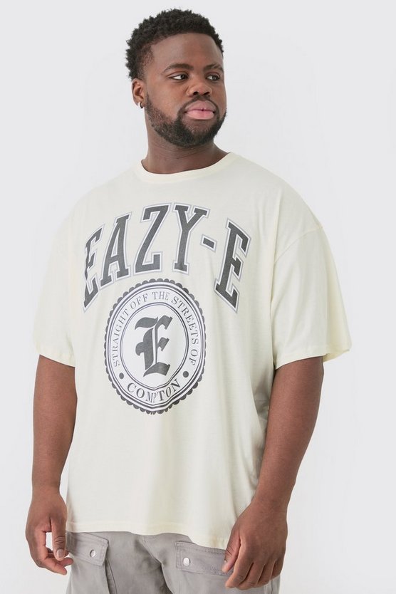 Plus Oversize T-Shirt mit lizenziertem Eazy-E Print
