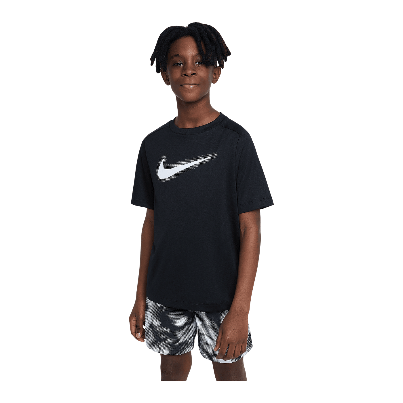 Nike Multi Trainingshirt Kids Schwarz F010