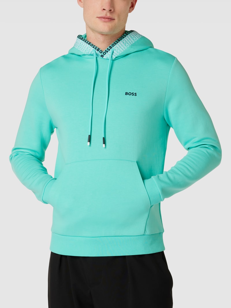 Hoodie mit Känguru-Tasche Modell 'Soody' in hellgrün