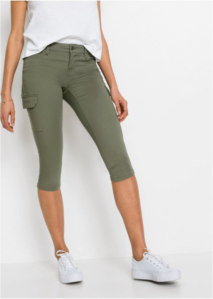 Capri-Hose im Cargo-Look