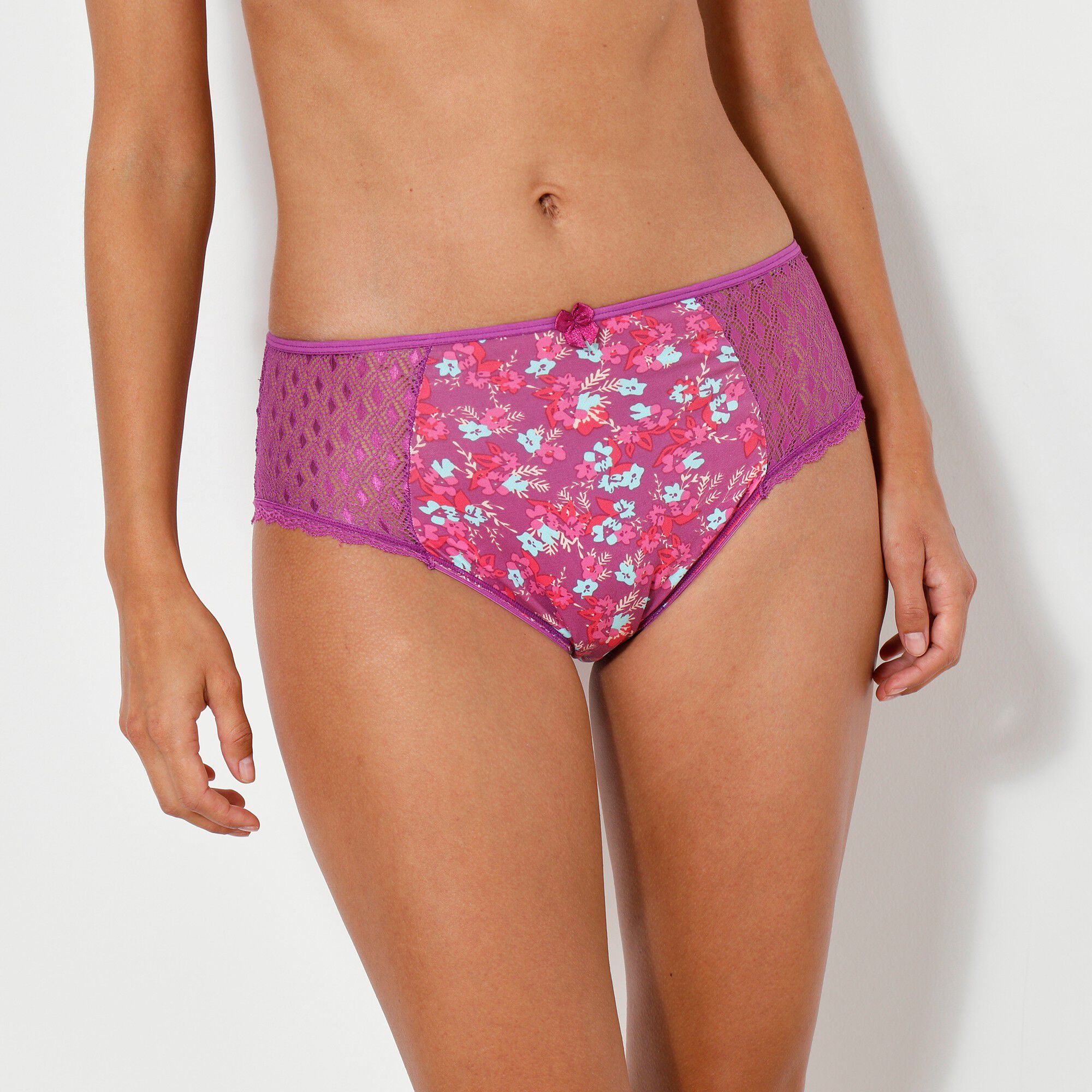 Culotte maxi coton imprimé fleuri Coria – Lot de 2