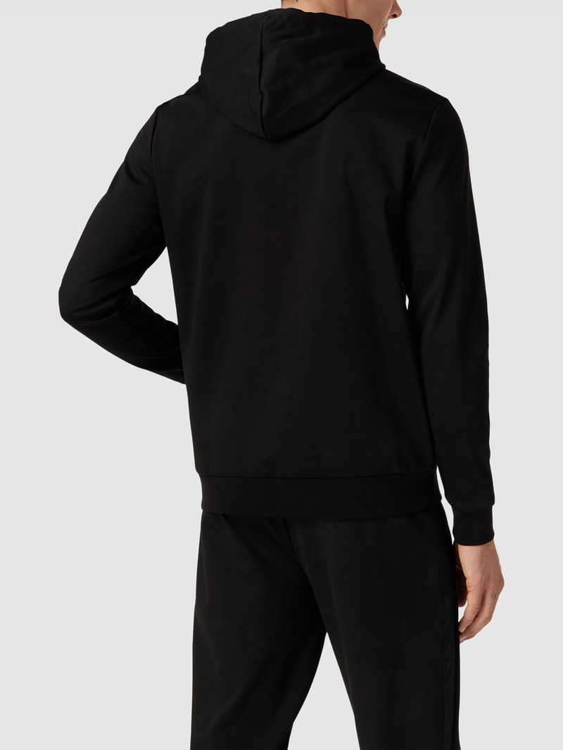 Hoodie mit Label-Print Modell 'Soody Mirror' in schwarz