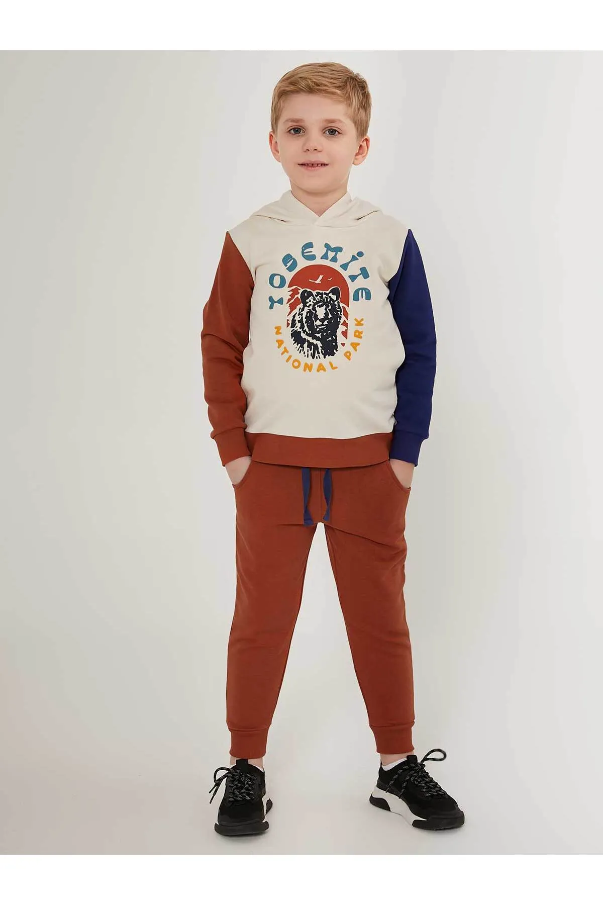 ROLY POLY  Beiges Trainingsanzug-Set für Jungen (9–14 Jahre)