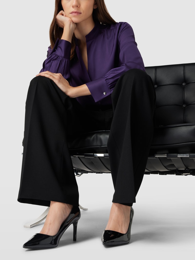 High Heels mit Label-Details Modell 'ALINA' in schwarz