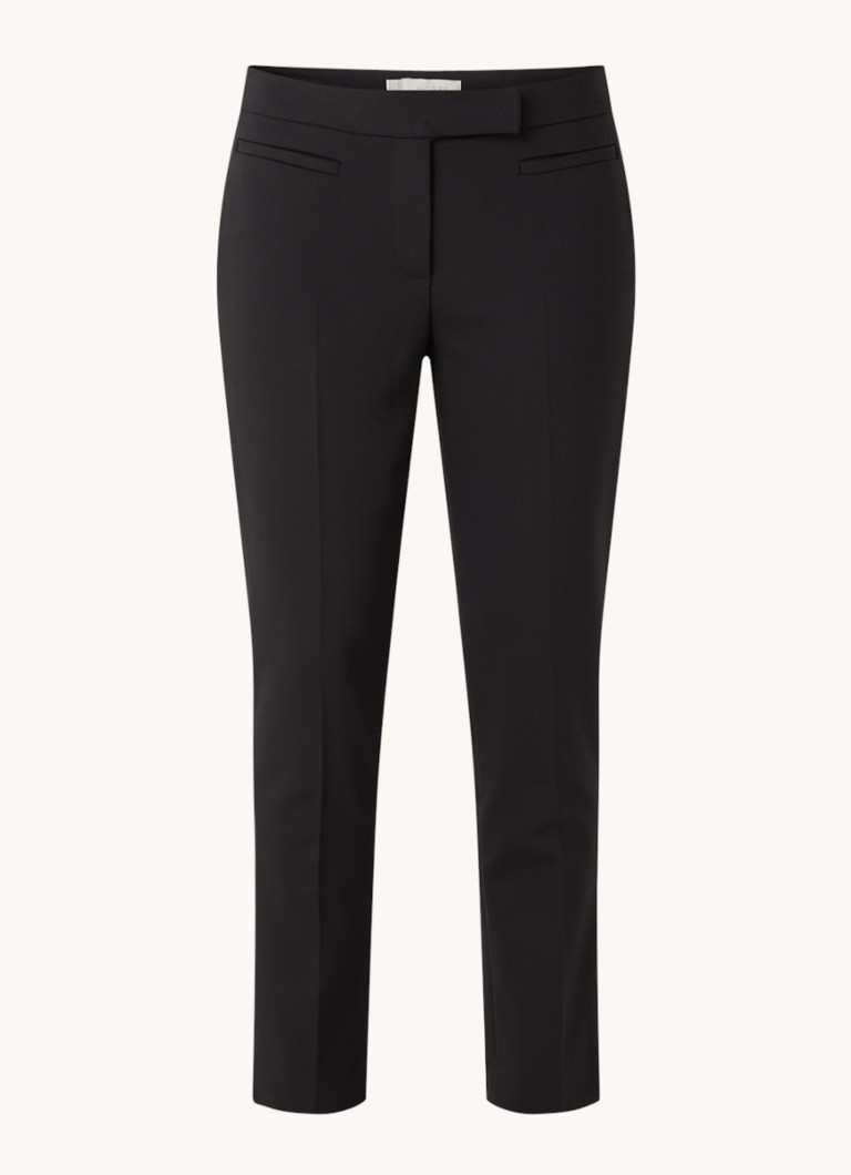 Hobbs Annie mid waist slim fit cropped trousers
