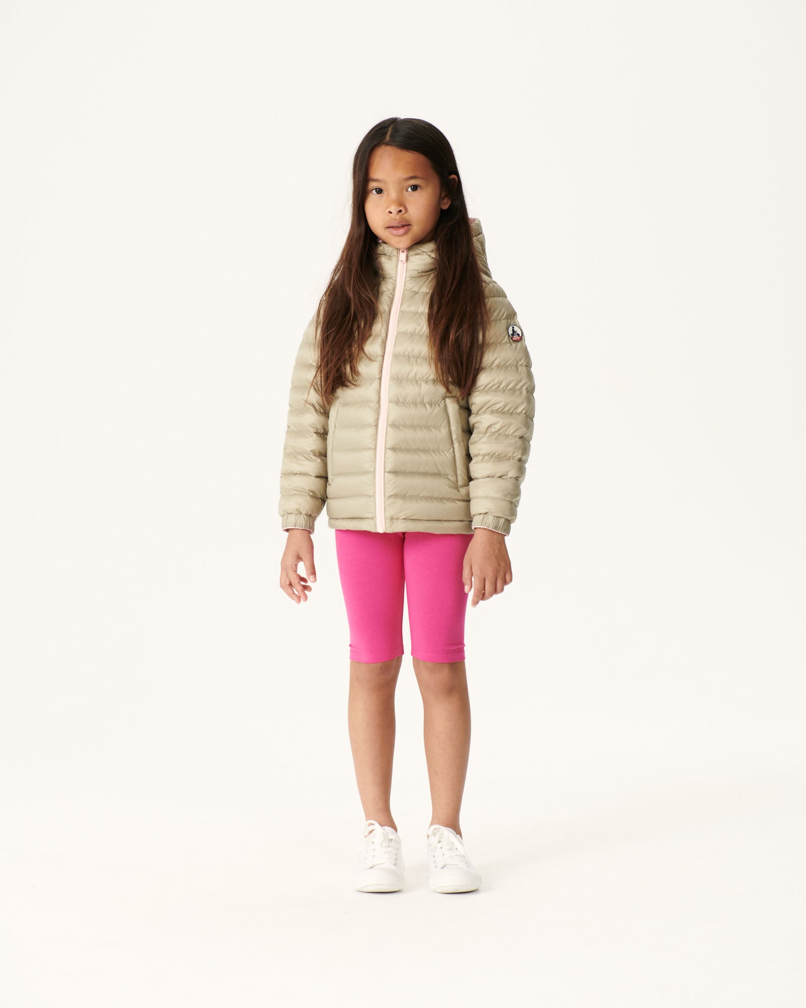 Doudoune réversible Rose clair/Beige enfant Zurich