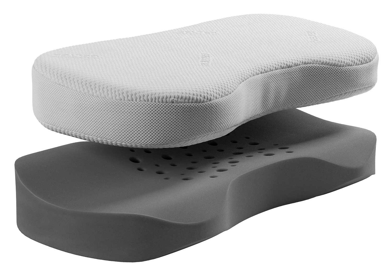 Nackenstützkissen PREMIUM Geltex INSIDE, 35 x 70 cm, Schlaraffia, Füllung: Schaumstoff, Bezug: Lyocell, Seitenschläfer, für Allergiker geeignet