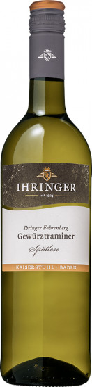 2020 Gewürztraminer Spätlese Ihringer Fohrenberg - Kaiserstühler Winzergenossenschaft Ihringen