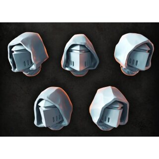 Hooded Knight Helmets (5)