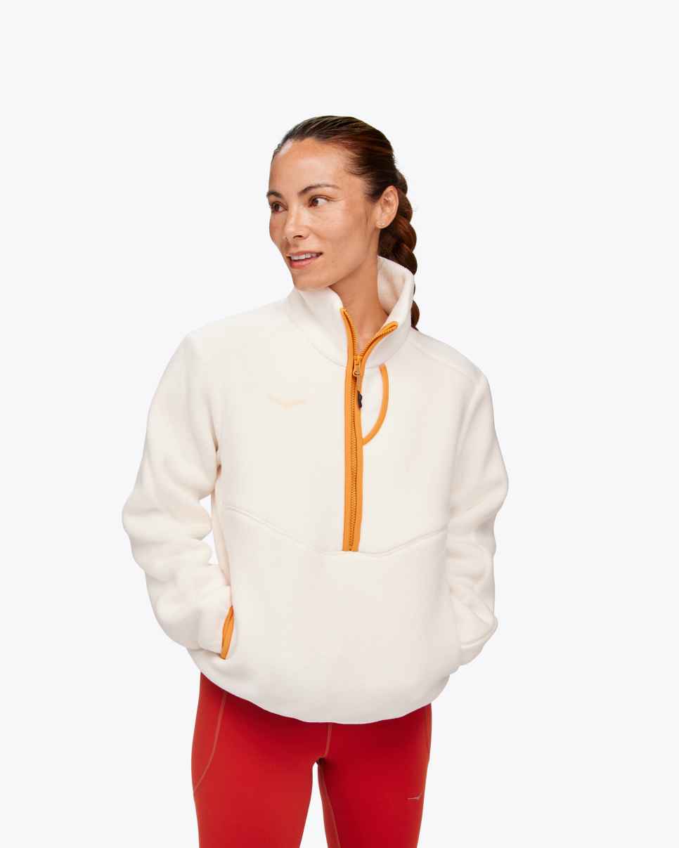 Ridgetop Fleece med halv glidelås Eggnog