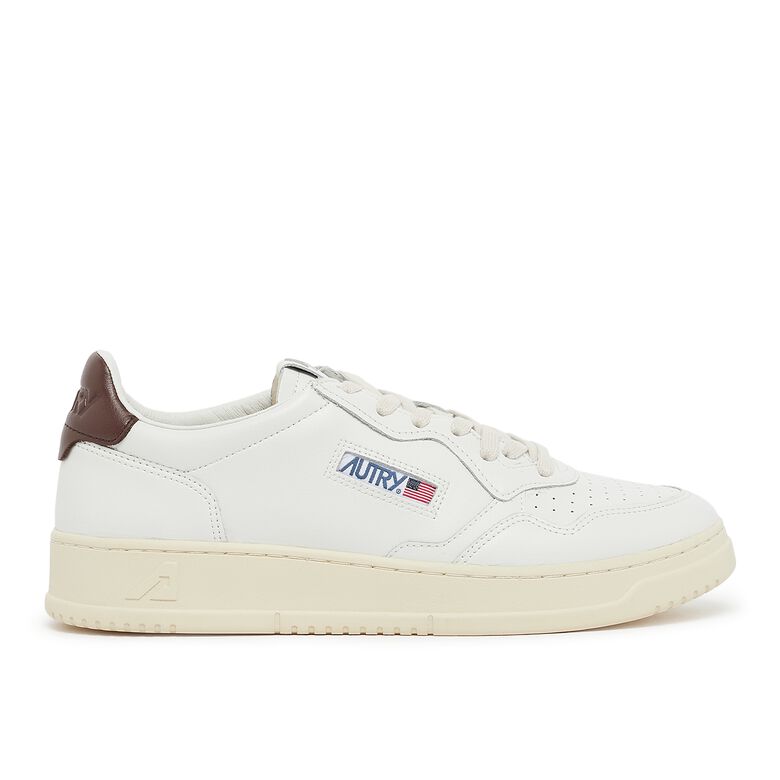 Autry Medalist Low Man LL53 leat/leat wht/brown