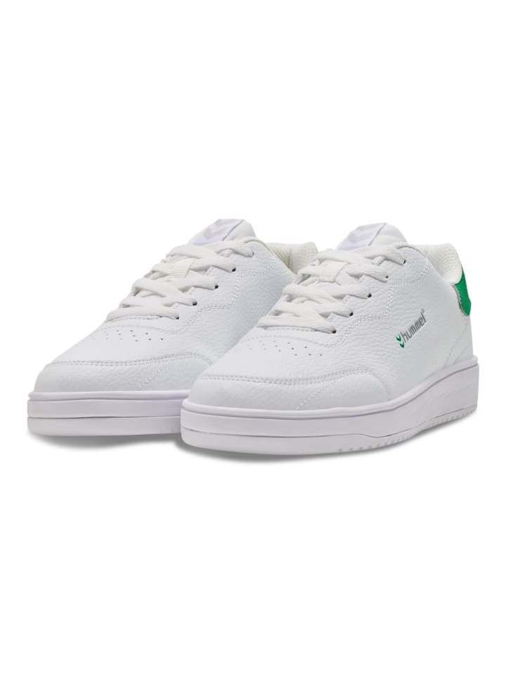 Hummel Hummel Schnürsenkel Sneaker Match Point Erwachsene in WHITE/GREEN günstig kaufen 44