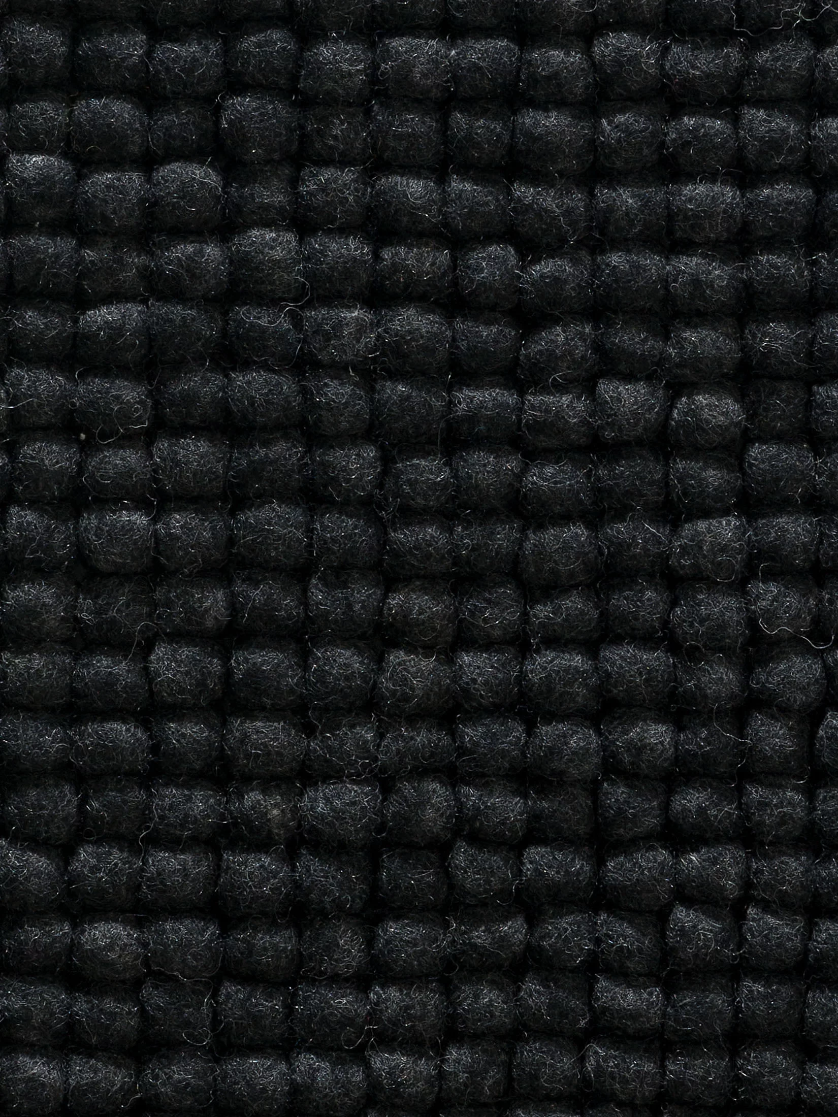 Smedby Filzkugel-Teppich, Black
