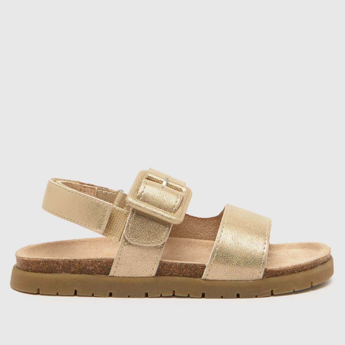 Schuh guldfärgade Tully-sandaler för flickor