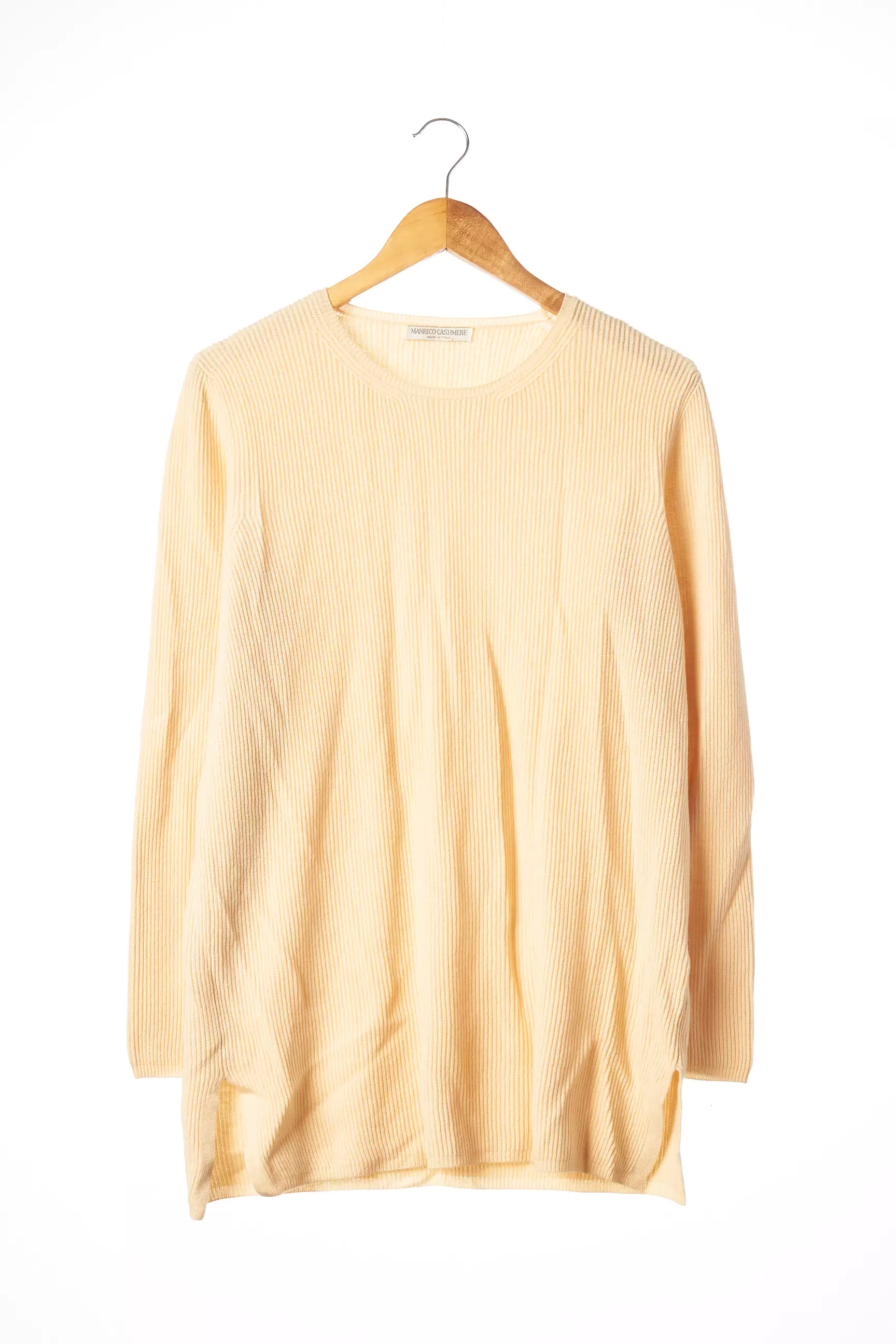 Manrico Cashmere Pulls Femme couleur beige