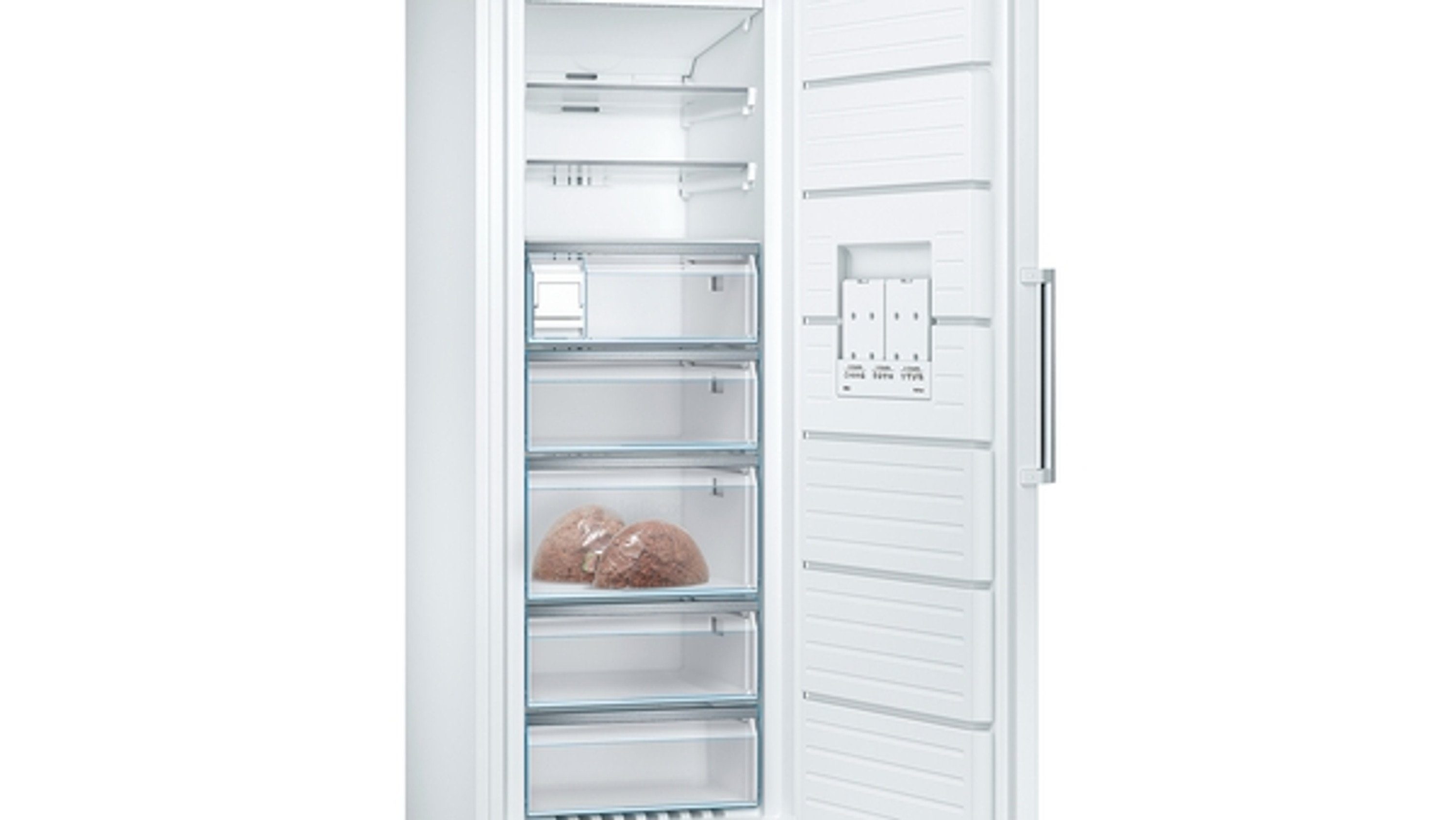 BOSCH Gefrierschrank GSN58AWDP, 1910 cm hoch, 70 cm breit, NoFrost, VarioZone, BigBox-Gefriergutschublade
