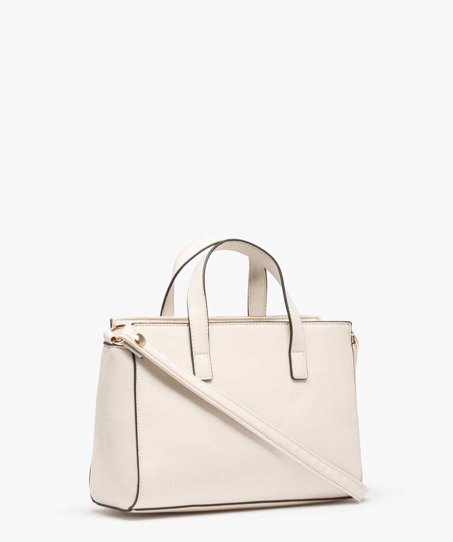 Sac à main femme avec bandoulière amovible beige | GEMO