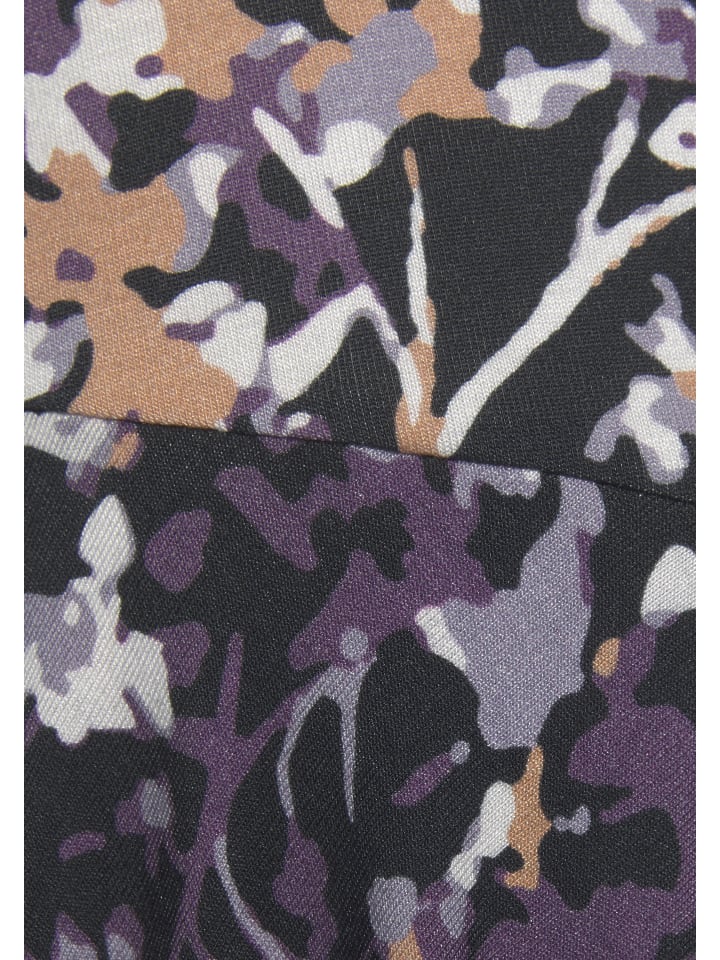 Vivance Hosenrock in schwarz-lila bedruckt günstig kaufen