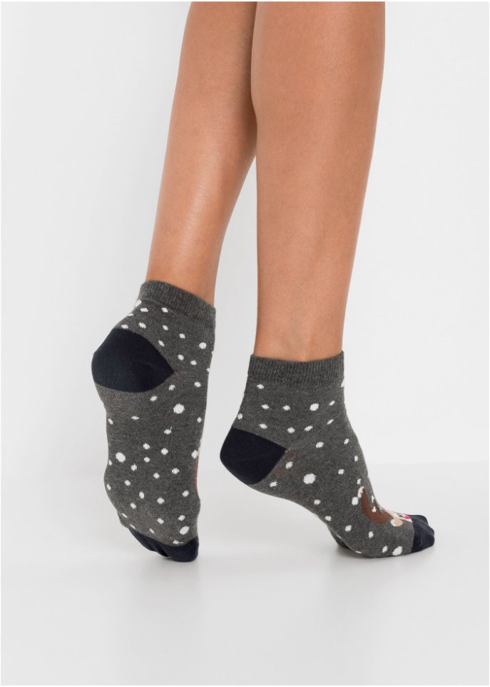 Kurzsocken Weihnachten (6er Pack) mit Bio Baumwolle