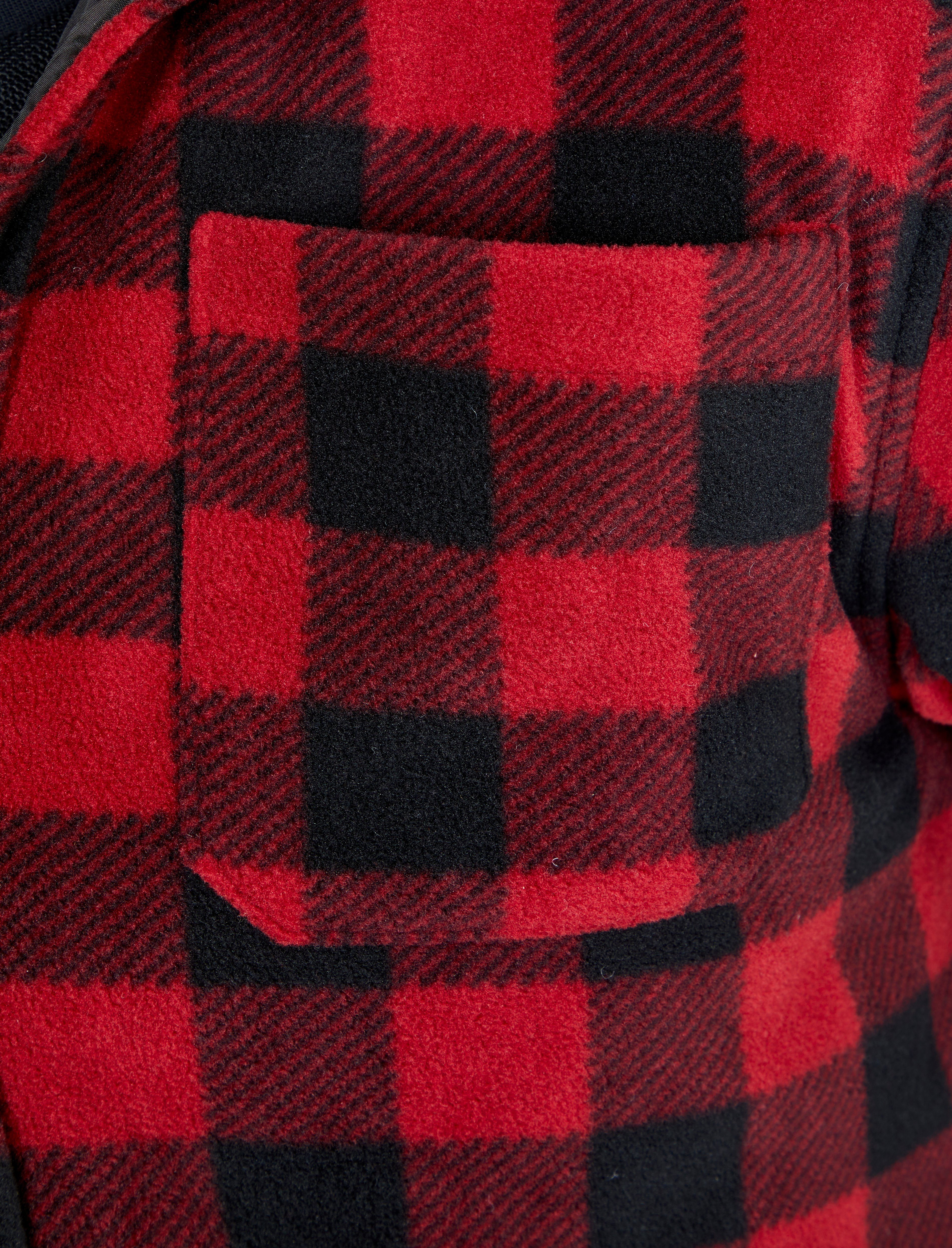 Northern Country Flanellhemd (als Jacke offen oder Hemd zugeknöpft zu tragen) warm gefüttert, mit 5 Taschen, mit verlängertem Rücken, Flanellstoff