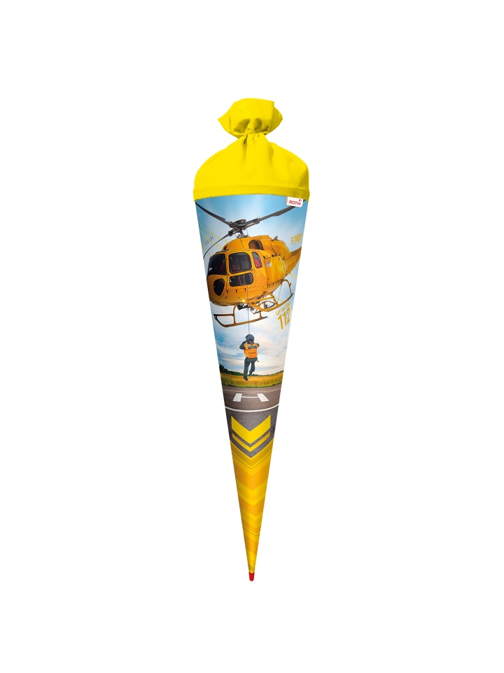 ROTH Schultüte groß Helikopter 70 cm in Gelb günstig kaufen onesize