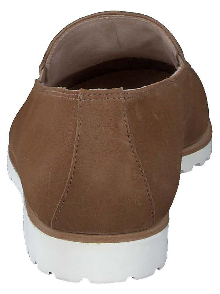 Paul Green Leder-Slipper  in Hellbraun günstig kaufen