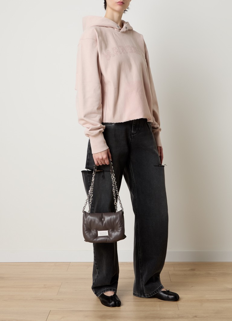 Maison Margiela Glam Slam -nahkainen olkalaukku