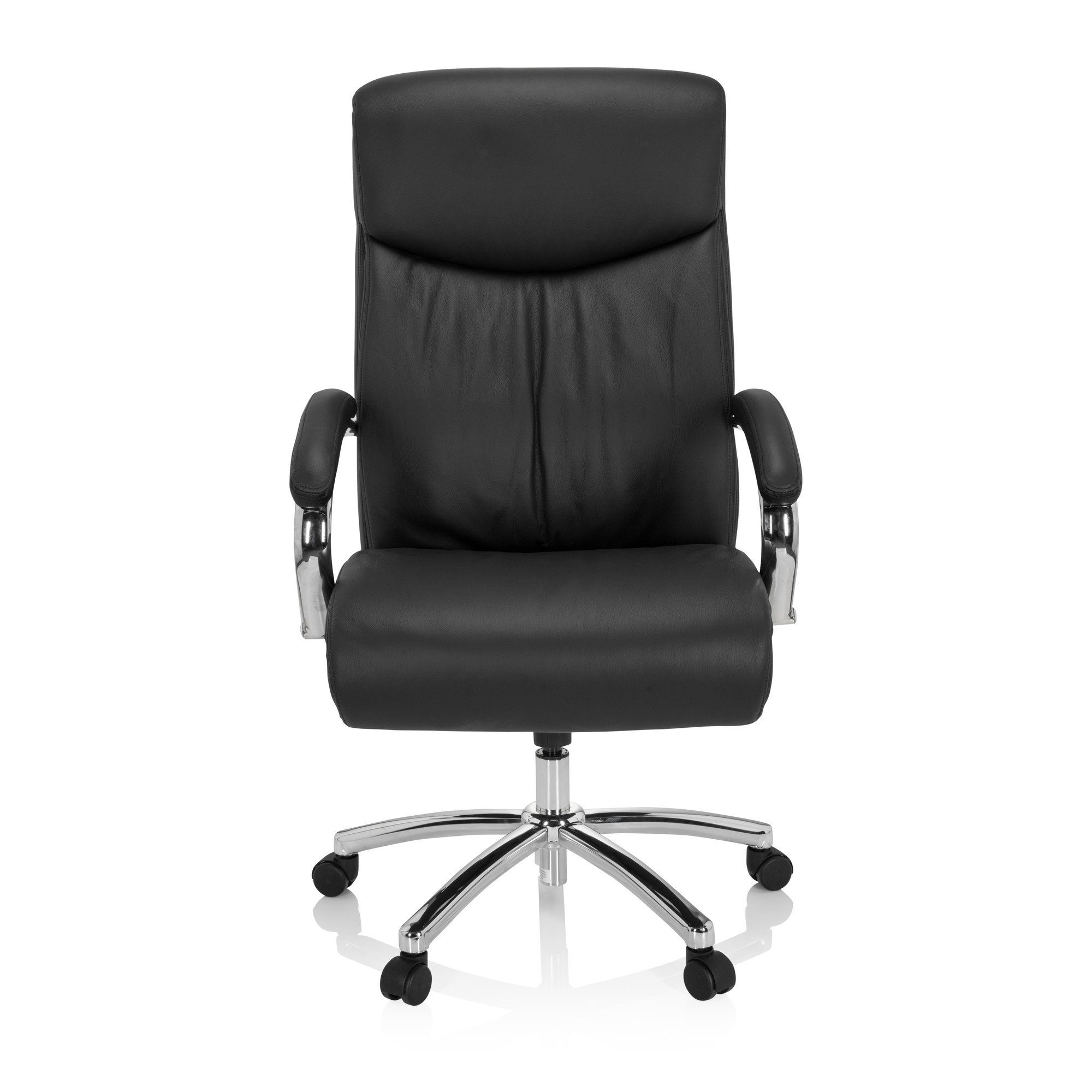 hjh OFFICE Drehstuhl XXL Drehstuhl XXL CONSTRUCTOR V Leder (1 St), Chefsessel Bürostuhl ergonomisch