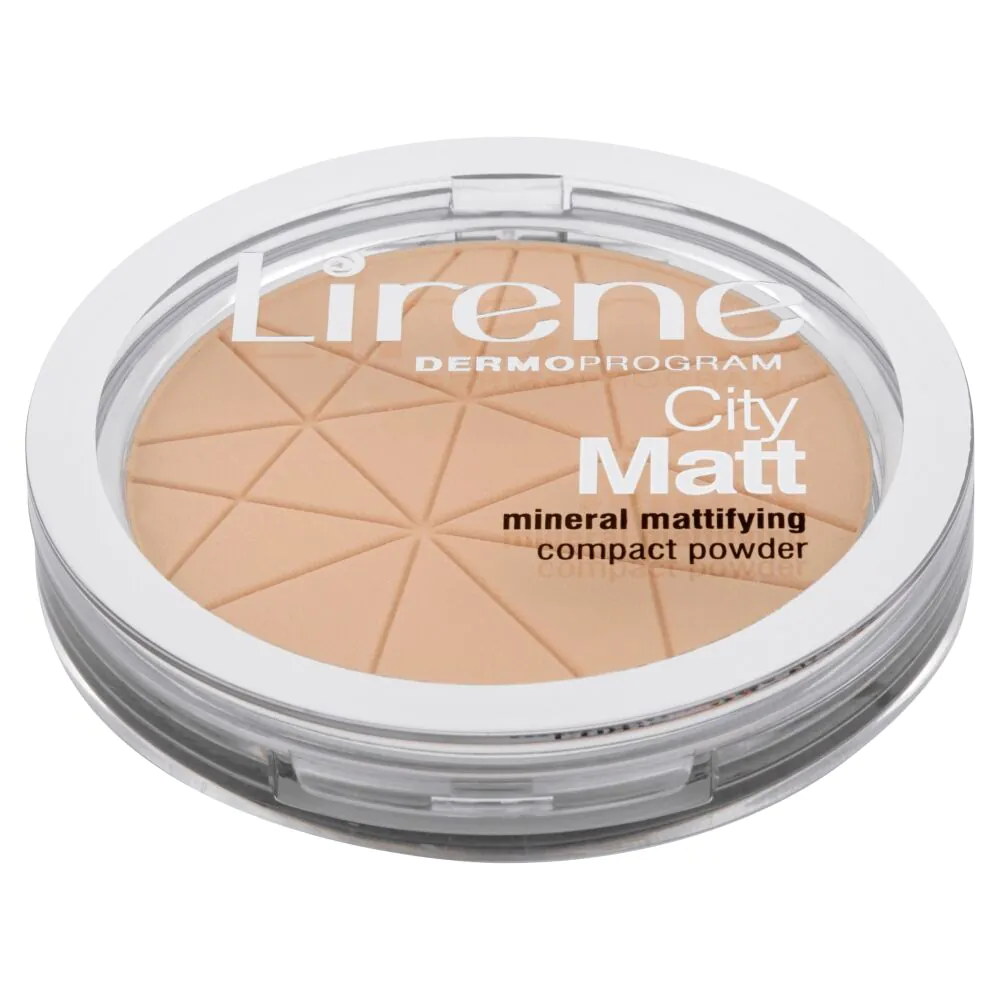 Lirene City Matt mineralinė matinio efekto pudra, 02