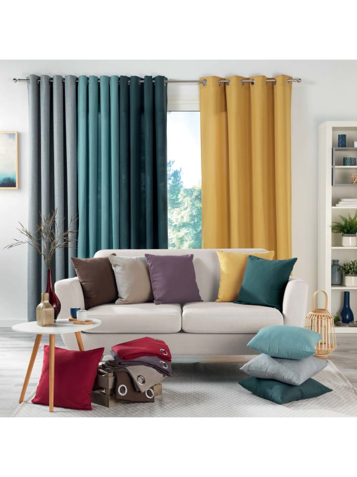 Douceur d’Intérieur Fenstervorhang in grau günstig kaufen onesize