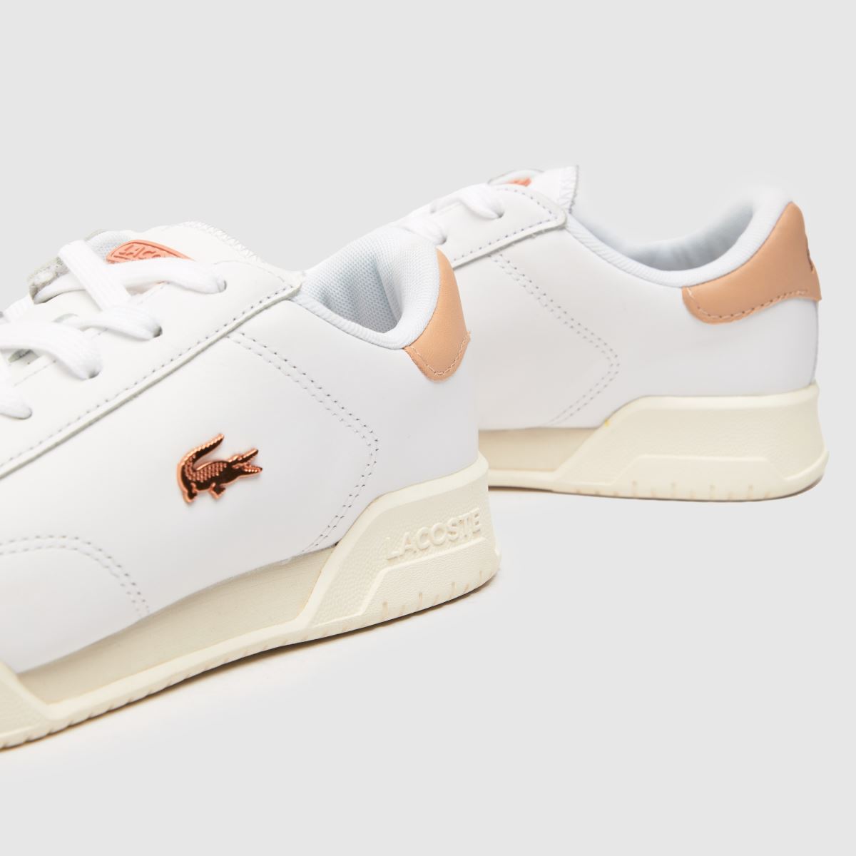 Lacoste Twin Serve sportcipő fehér és rózsaszín színben