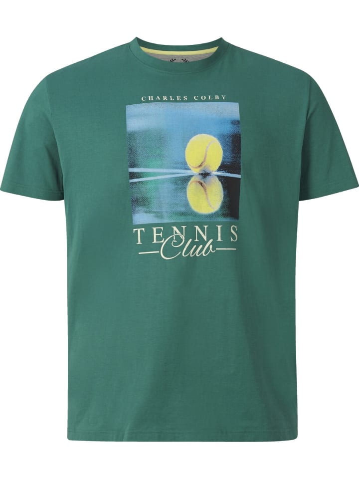 Charles Colby T-Shirt EARL HYLMER in grün günstig kaufen