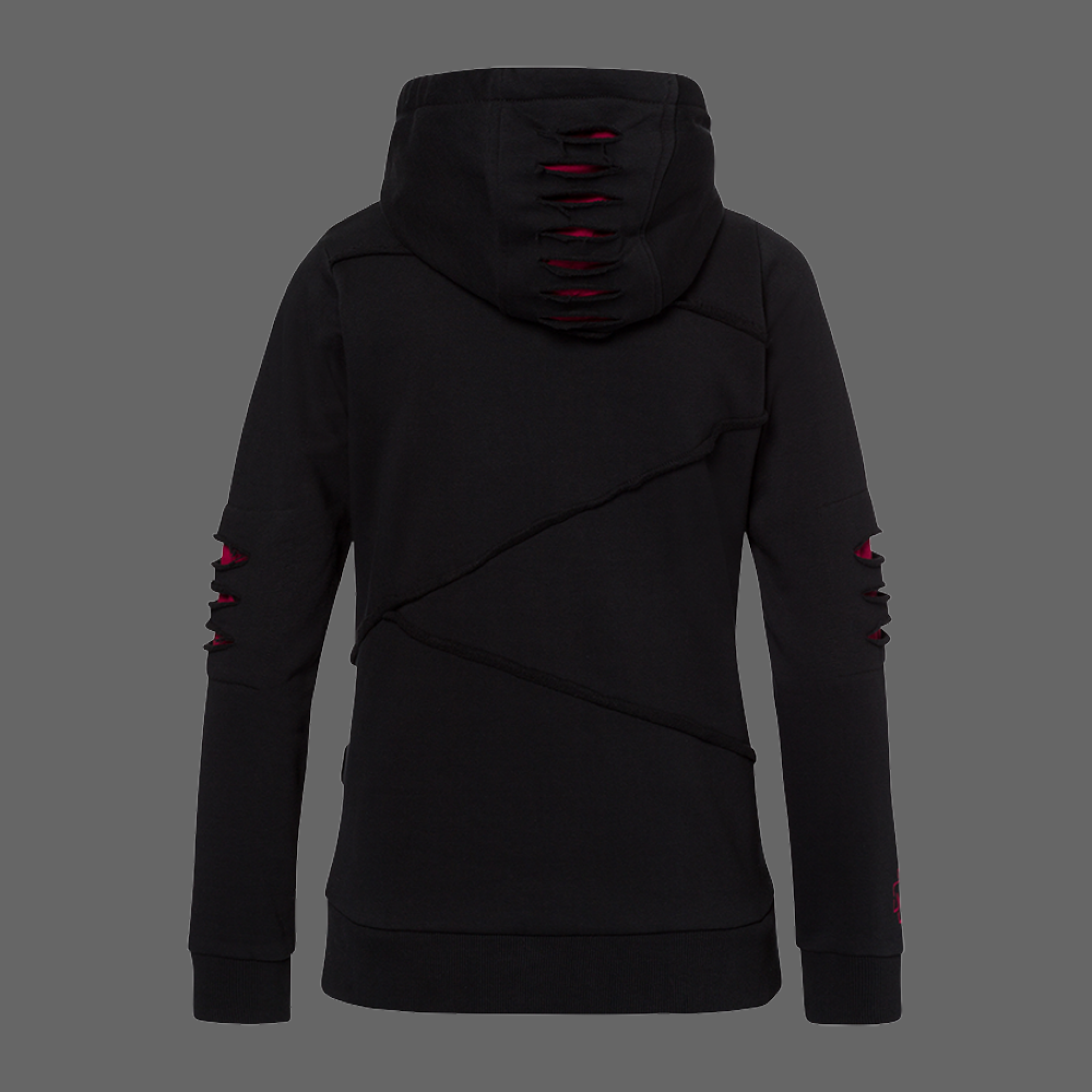 Frauen Cut-out Kapuzenpullover