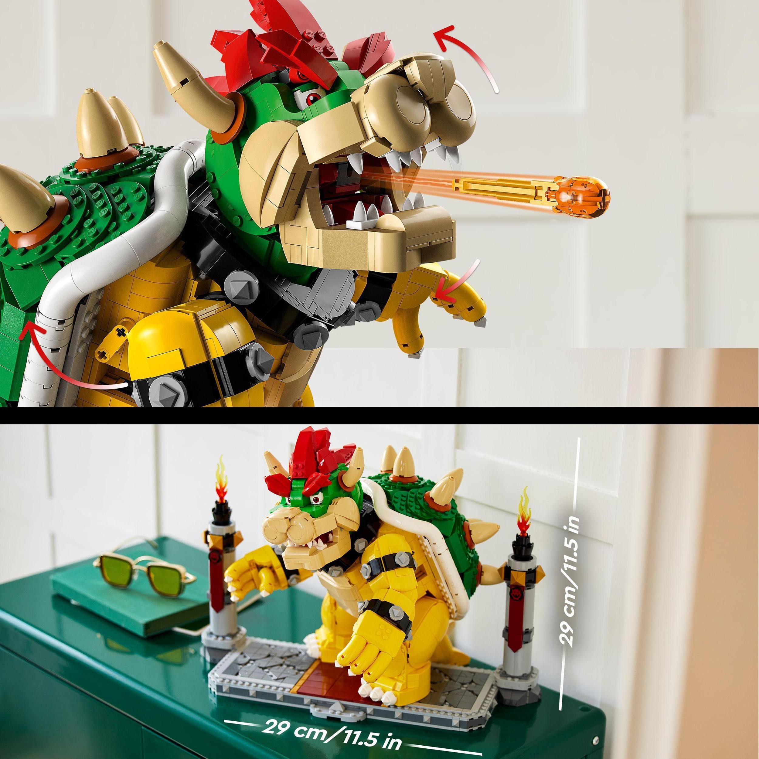 LEGO® Konstruktionsspielsteine Der mächtige Bowser (71411), LEGO® Super Mario, (2807 St), Made in Europe