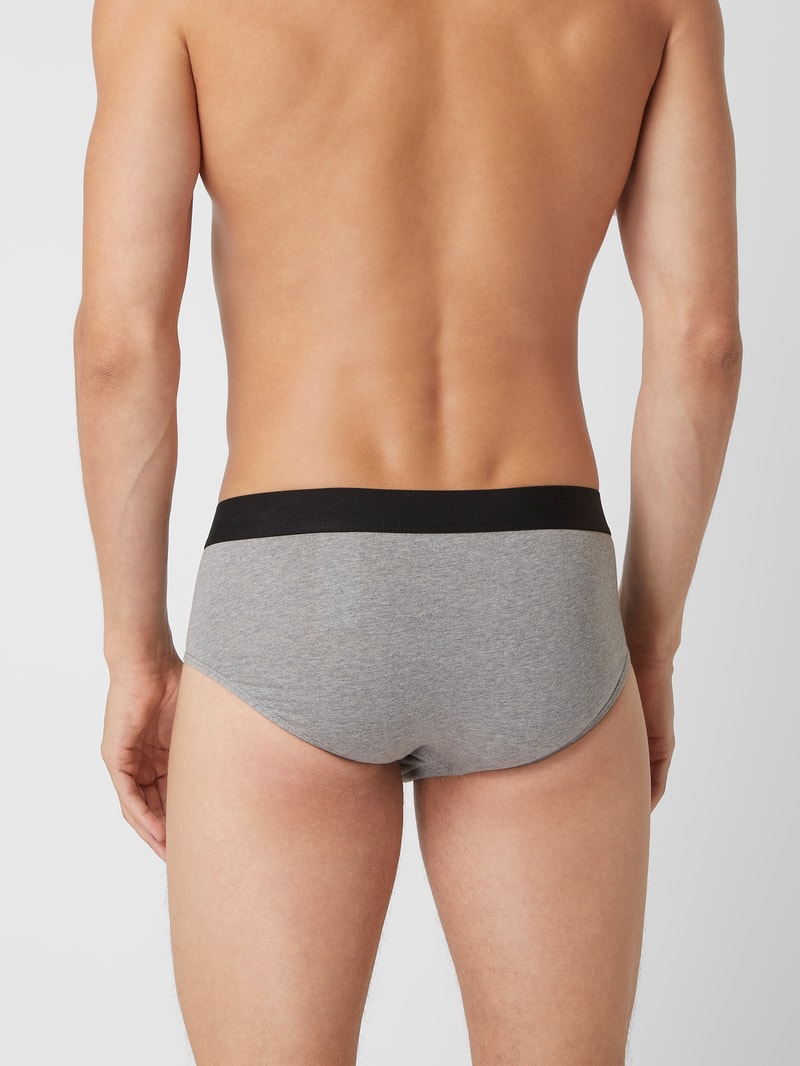 Slip im 6er-Pack in mittelgrau meliert